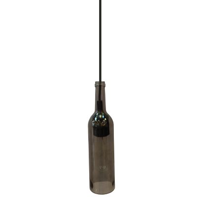 Bottle Pendant Light Grey