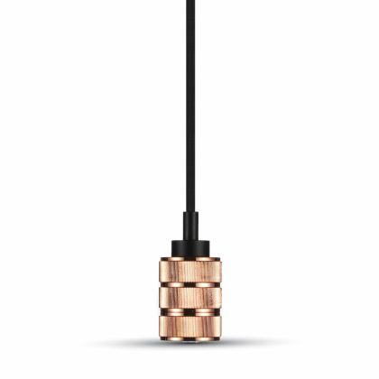 Rose Gold Aluminium Lamp Holder