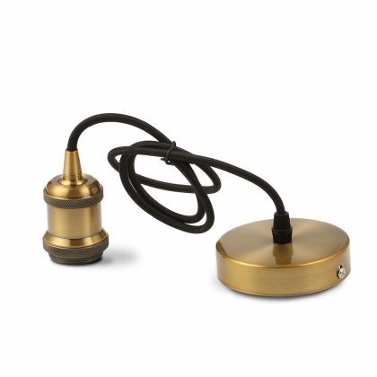 Pendant Light holder Brass Bronze