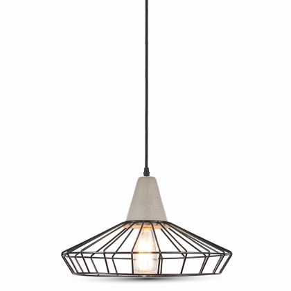 Pendant Light Concrete+Mesh Ф330мм