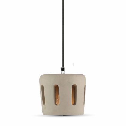 Pendant Light Concrete+Lampshade 200/200мм