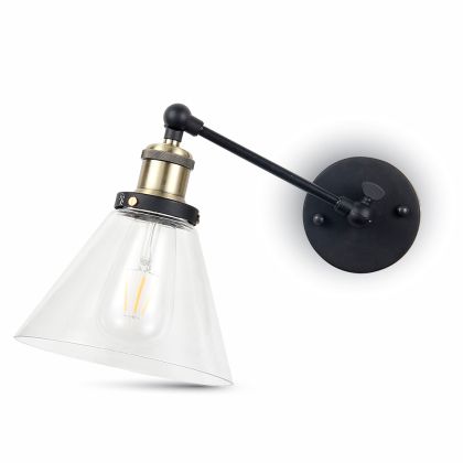 Wall Lamp W/V Cone Shape Glass Ф140мм