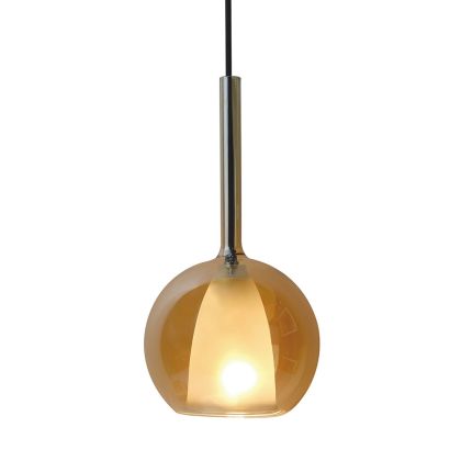 Pendant Light Double Glass Amber+White Ф300мм