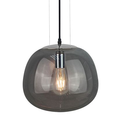 Pendant Light Modern Glass Grey 3 Wire Suspension Ф380мм