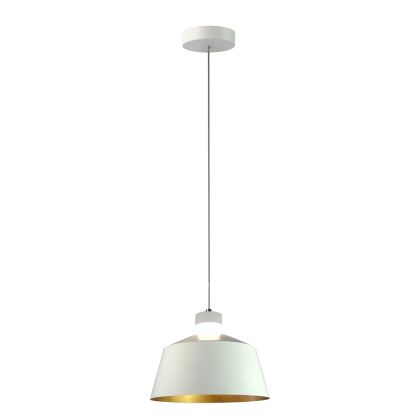 7W Led Pendant Light (Acrylic) - White Lamp Shade 250*190mm 4000K