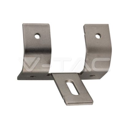 V-TAC Steel Brackets for Fixing Photovoltaic Solar Panels on Corrugated Sheet or Insulated Roof (Pack of 5 Pieces)