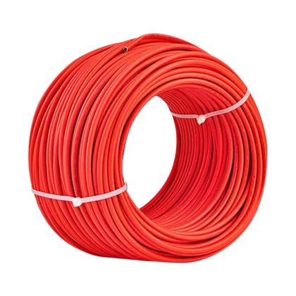 V-TAC Photovoltaic Solar Cable 4 mmq Unipolar Red Color for Professional Connection of Photovoltaic Solar Panels (100 Meter Reel)