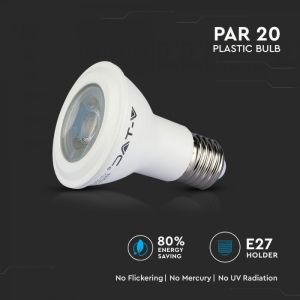 LED Bulb - SAMSUNG CHIP 7W E27 PAR20 Plastic 3000K