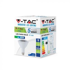 LED Bulb - SAMSUNG CHIP 11W E27 PAR30 Plastic 4000K