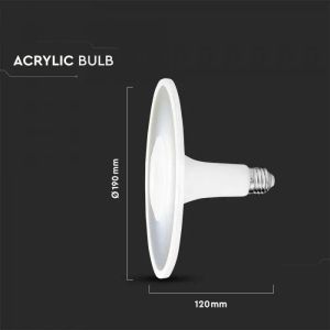 LED Bulb - SAMSUNG CHIP 11W Acrylic UFO Plastic 3000K