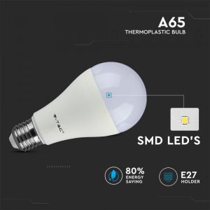 LED Bulb - 15W E27 A60 Thermoplastic 3000K 3PCS/Blister Pack