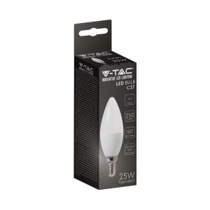 LED Bulb - 2.9W E14 Plastic Candle 6400K