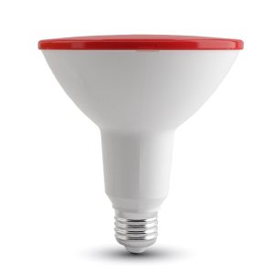 LED Bulb - 15W PAR38 E27 IP65 Red