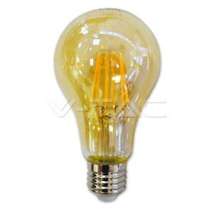 LED Bulb - 8W E27 Filament Amber Cover 2300K