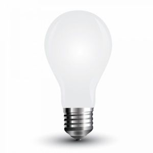 LED Bulb - 4W Filament E27 A60 White Cover 2700K