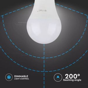 LED Bulb - SAMSUNG CHIP 12W E27 A60 Dimmable 3000K