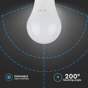 LED Bulb - SAMSUNG CHIP 12W E27 A60 Dimmable 4000K