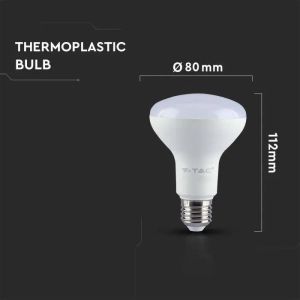 LED Bulb - SAMSUNG CHIP 11W E27 R80 Plastic 3000K