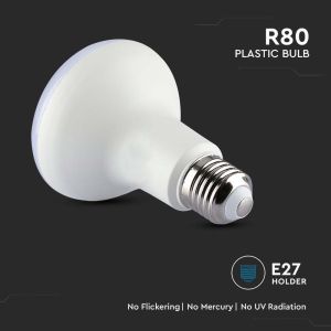 LED Bulb - SAMSUNG CHIP 11W E27 R80 Plastic 4000K