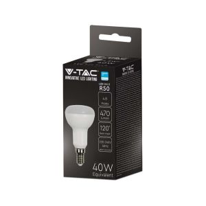 LED Bulb - SAMSUNG CHIP 4.8W E14 R50 Plastic 4000K