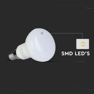 LED Bulb - SAMSUNG CHIP 4.8W E14 R50 Plastic 4000K