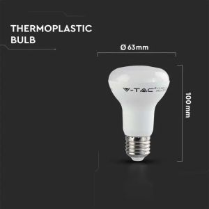 LED Bulb - SAMSUNG CHIP 4.8W E27 R50 Plastic 3000K