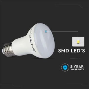 LED Bulb - SAMSUNG CHIP 4.8W E27 R50 Plastic 3000K