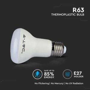 LED Bulb - SAMSUNG CHIP 4.8W E27 R50 Plastic 3000K