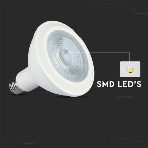 LED Bulb - SAMSUNG CHIP 12.8W E27 PAR38 Plastic 3000K