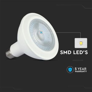 LED Bulb - SAMSUNG CHIP 12.8W E27 PAR38 Plastic 4000K