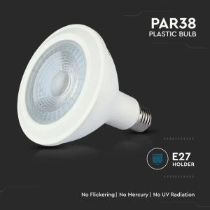 LED Bulb - SAMSUNG CHIP 12.8W E27 PAR38 Plastic 4000K