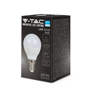 LED Bulb - SAMSUNG CHIP 5.5W E14 P45 Plastic 3000K