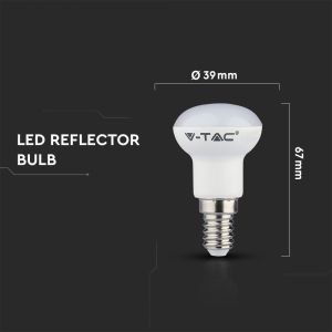 LED Bulb - SAMSUNG CHIP 2.9W E14 R39 Plastic 6400K