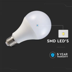 LED Bulb - SAMSUNG CHIP 20W E27 A80 Plastic 3000K