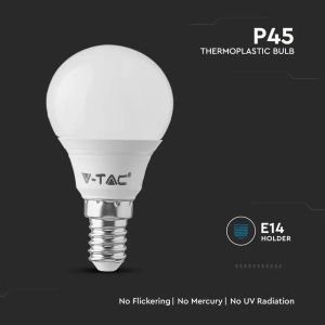 LED Bulb - 4.5W E14 P45 2700K 6PCS/PACK