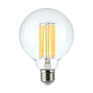 LED Bulb - 18W Filament E27 G95 Clear Cover 3000K 135LM/W