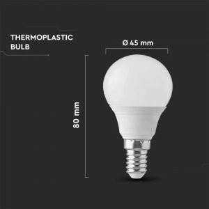 LED Bulb - 3.7W E14 P45 6500K