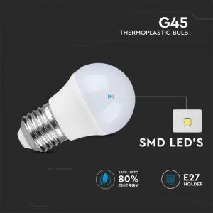 LED Bulb - 4W E27 G45 2700K