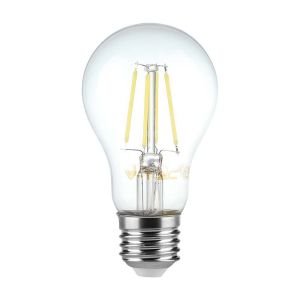 LED Bulb - 6W Filament E27 A60 Clear Cover 3000K