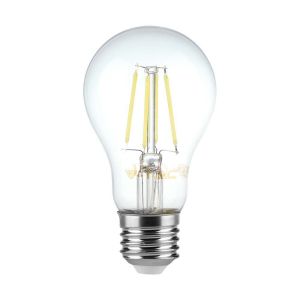 LED Bulb - 6W Filament E27 A60 Clear Cover 4000K