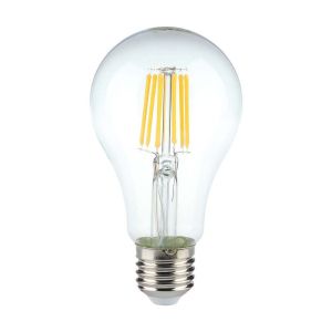 LED Bulb - 10W Filament E27 A60 Clear Cover 3000K