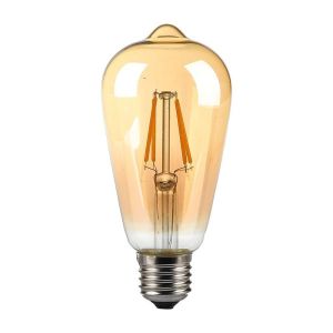 LED Bulb - 8W Filament E27 ST64 Amber Cover 2200K