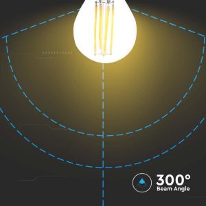 LED Bulb - 4W Filament E27 G45 6500K