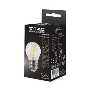 LED Bulb - 4W Filament E27 G45 6500K