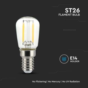 LED Bulb - 2W Filament E14 ST26 6400K