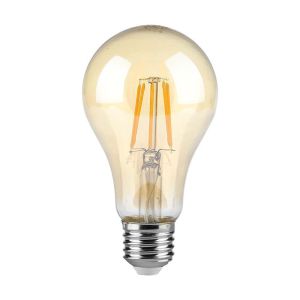 LED Bulb - 10W Filament E27 А60 Amber Cover 2200K