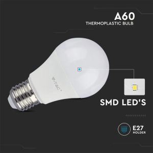 LED Bulb - 10.5W E27 A60 Thermoplastic 6400K 3PCS/PACK