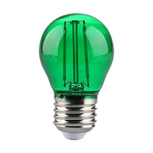 LED Bulb - 2W Filament E27 G45 Green