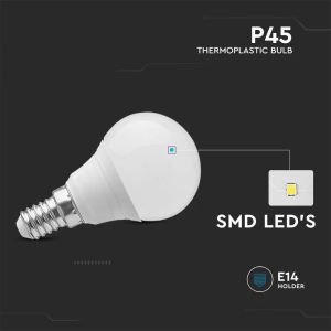 LED Bulb - 4.5W E14 P45 3000K