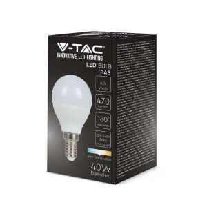 LED Bulb - 4.5W E14 P45 4000K